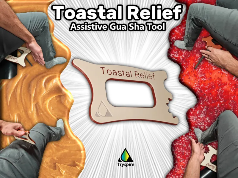 Toastal Relief (Assistive Gua Sha Tool)
