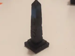 Low poly stone obelisk D&D tabletop miniature