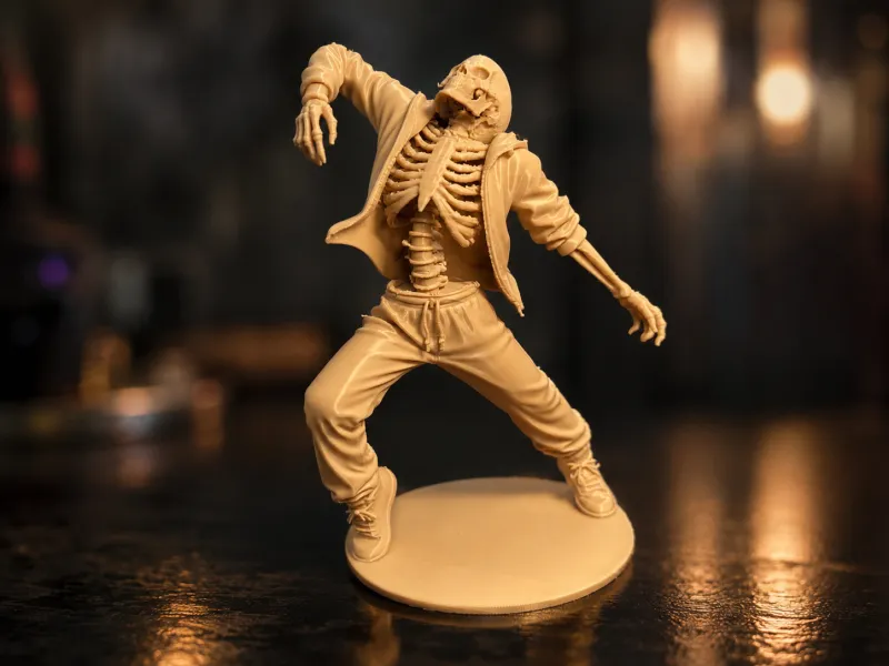Dancing Skeleton – Dynamic 3D Printable Figure