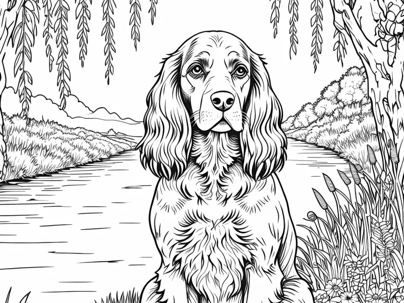 HueForge - Spaniel 2 Colors