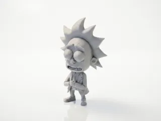 Rick Sanchez Figurine Cartoon Character 3D Printable