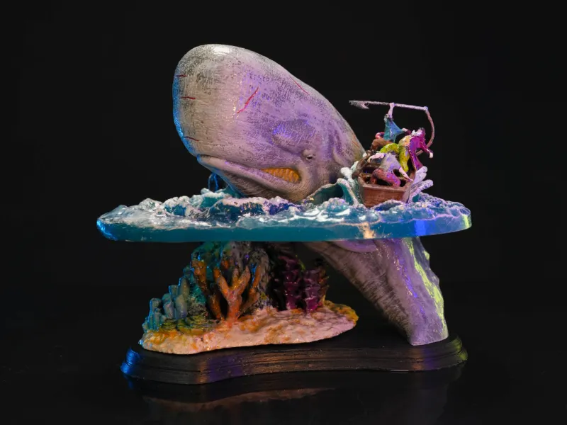Whale Hunting Diorama