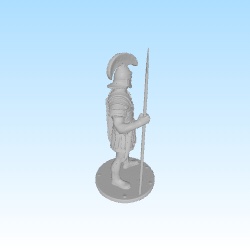 a roman legionnary standing