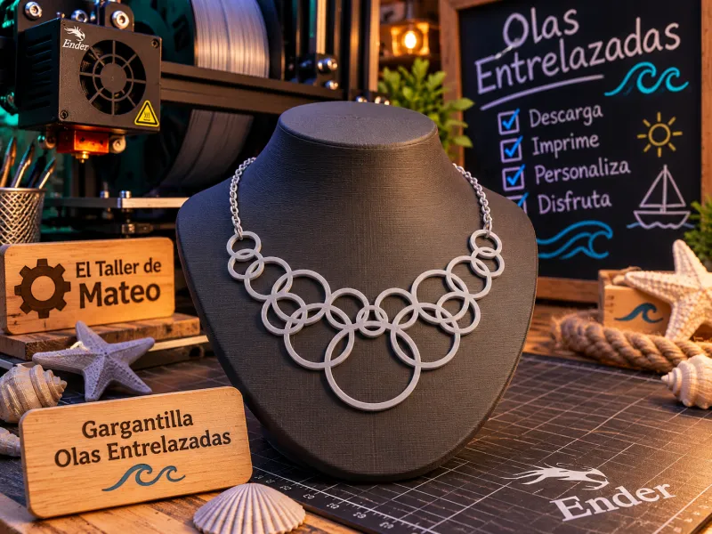 Gargantilla – Olas Entrelazadas