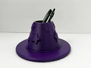 Wizard hat pen cup