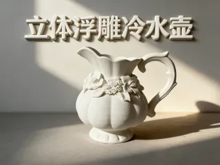立体浮雕花冷水壶浇花壶
