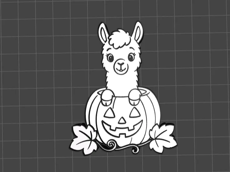Lama Citrouille
