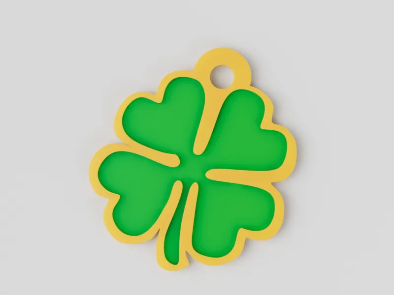 Luck Clover keychain