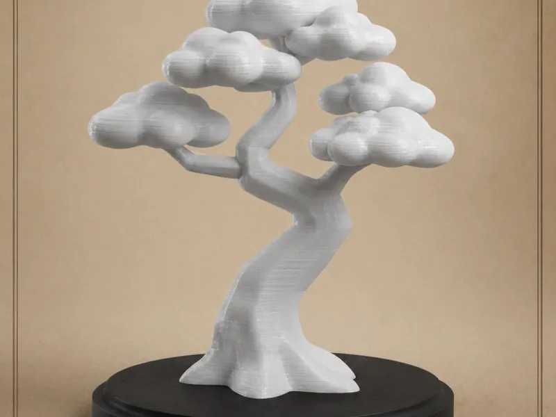 Bonsai Tree Desk Decor - Minimal