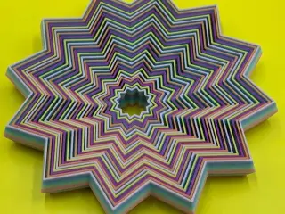 Huge 12 point fidget star