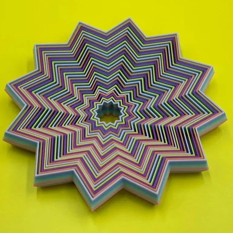 Huge 12 point fidget star