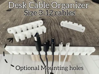 Desk Cable Organizer - Simple efficient