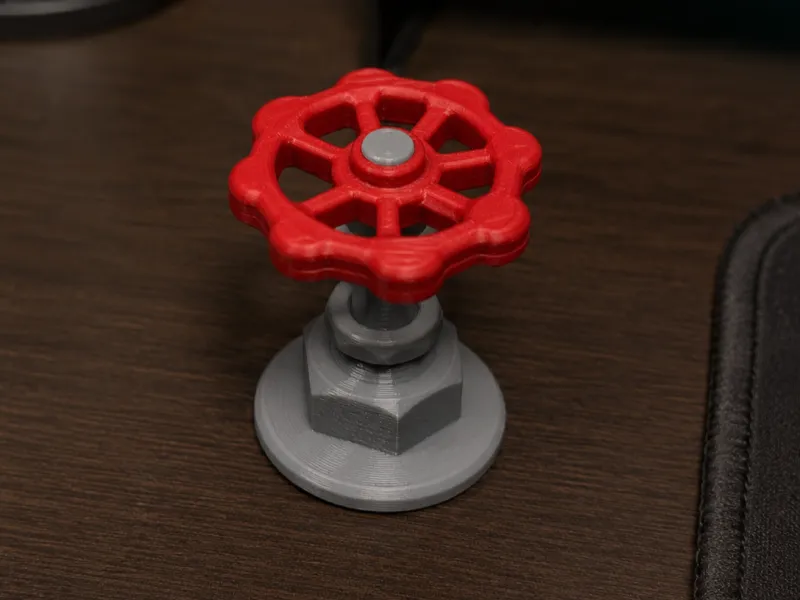 Valvola finta in stile VALVE per la decorazione di una macchina a vapore