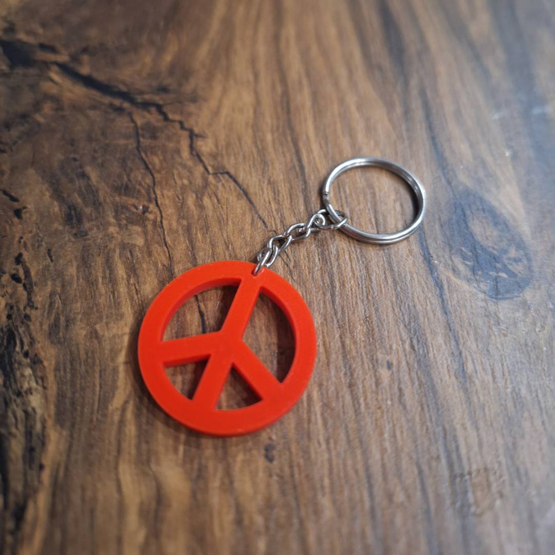 3D Printer Files | 3MF File | Peace keychain | Creality Cloud