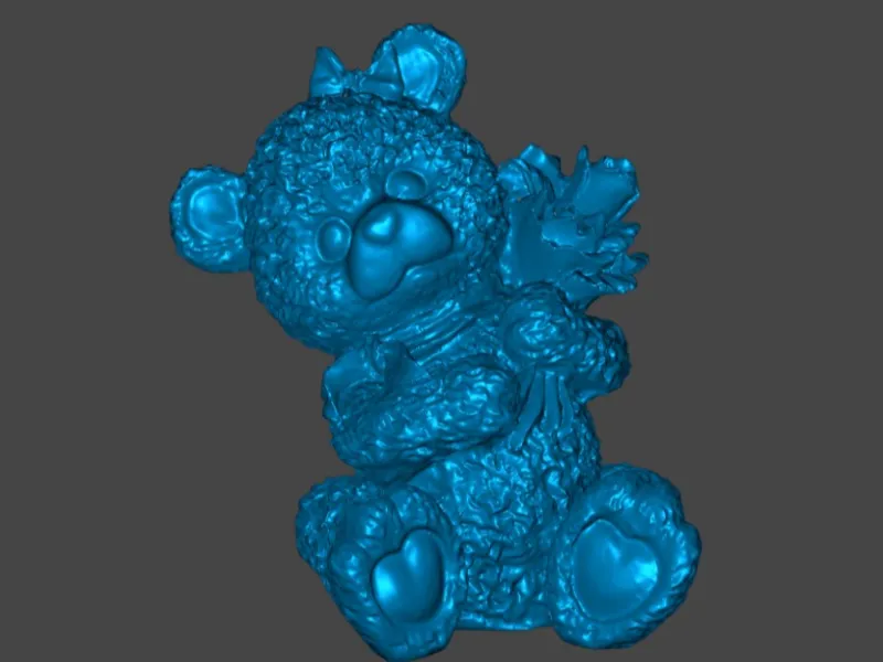 Bear piggy bank (3D Scan Creality Raptor Pro) 0.15mm