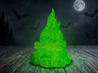 Ghost Fire Campfire - Glow in the Dark
