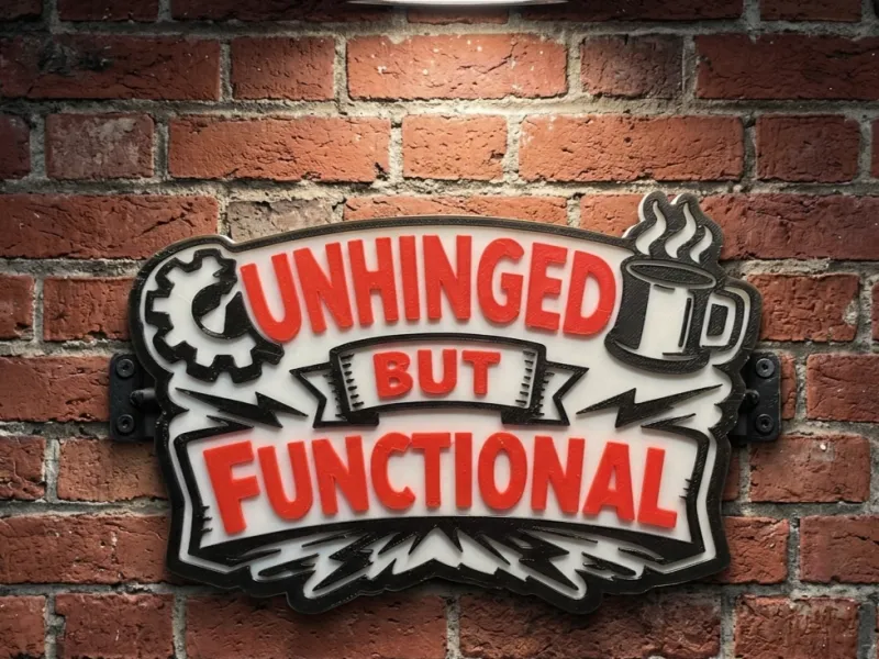 Ontregeld maar functioneel.