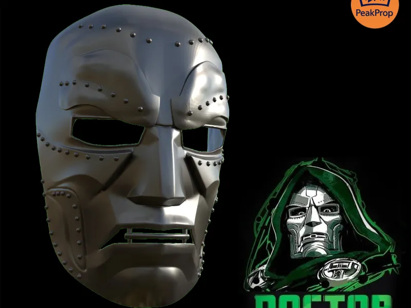 Doctor Doom Mask – Marvel Cosplay STL