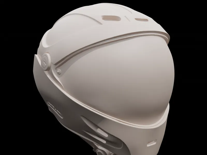 Sci-Fi Astronaut Helmet