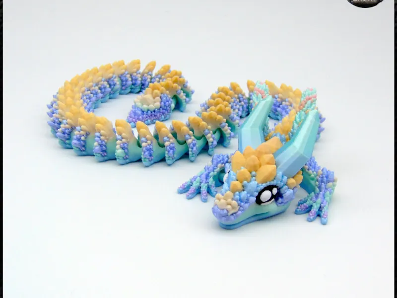 Crystal Crawler - Articulated - Print in Place - No supports