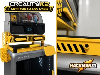 Creality K2 Modular Glass Riser