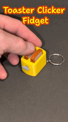 Fidget Torradeira Clicker