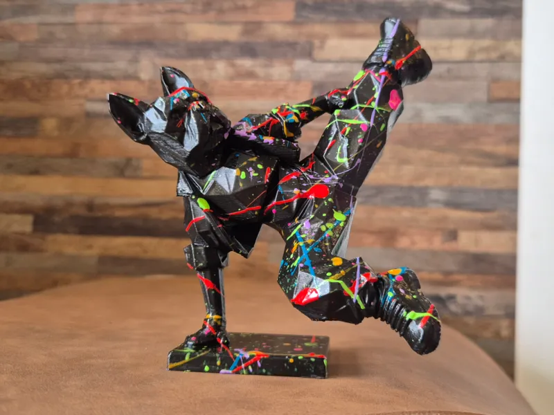 Hip Hop Bulldog Sculpture