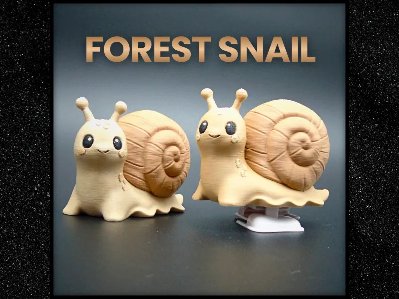 Forest Snail - Walking Buddy 🐌
