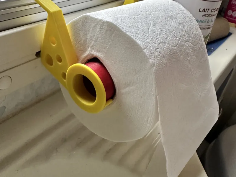 support pour papier toilette