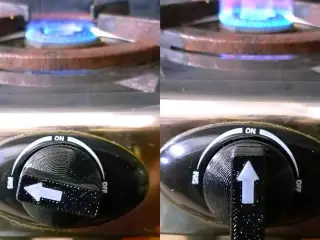 Gas stove knobs universal fit 2 models