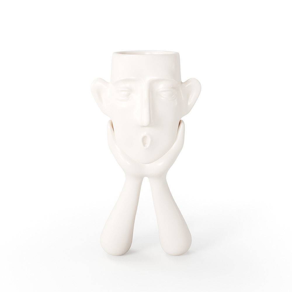Abstract Faces Stand Abstract Figure face Statue Pot STL & 3MF File for 3D Printing | Home ...