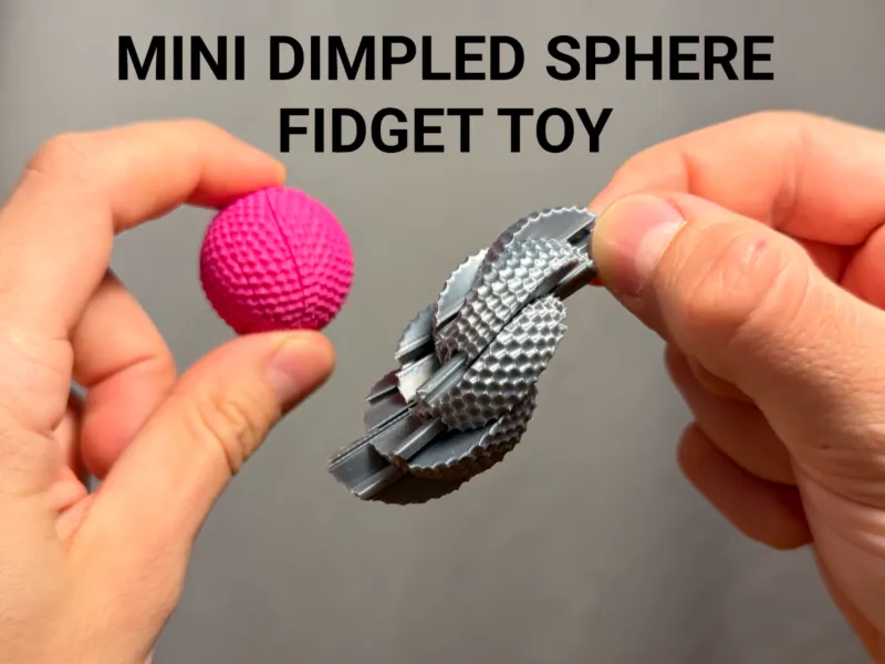 Mini Dimpled Sensory Sphere Twisty Fidget Toy