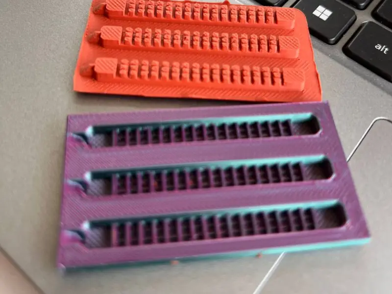 Stampo per spatola pulisci-ugello in silicone K1C (due versioni)
