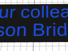 Name plate 2