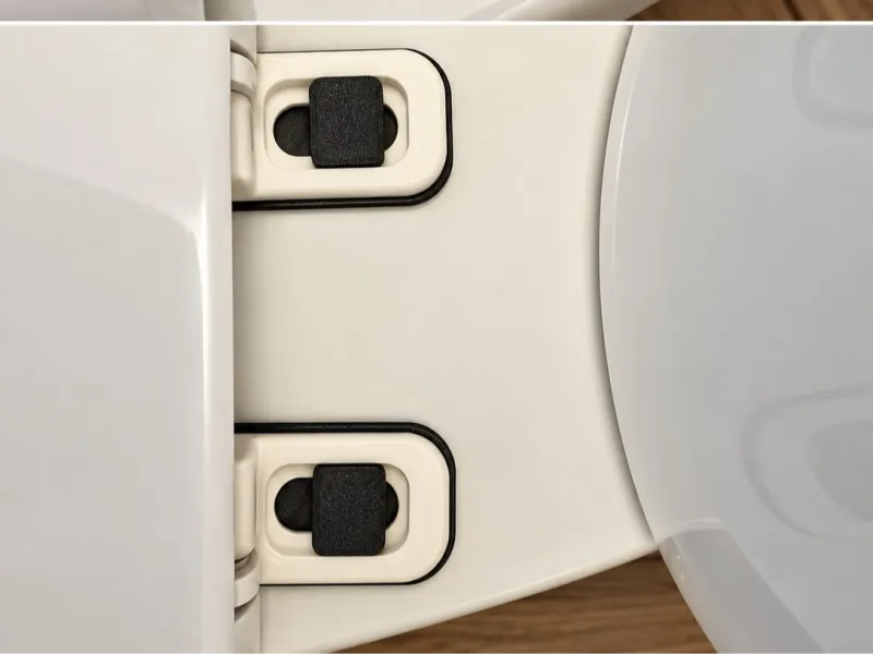 Soporte universal ajustable para asiento de inodoro