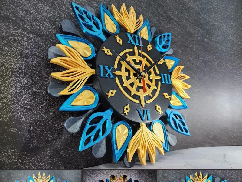Twilight Bloom Clock