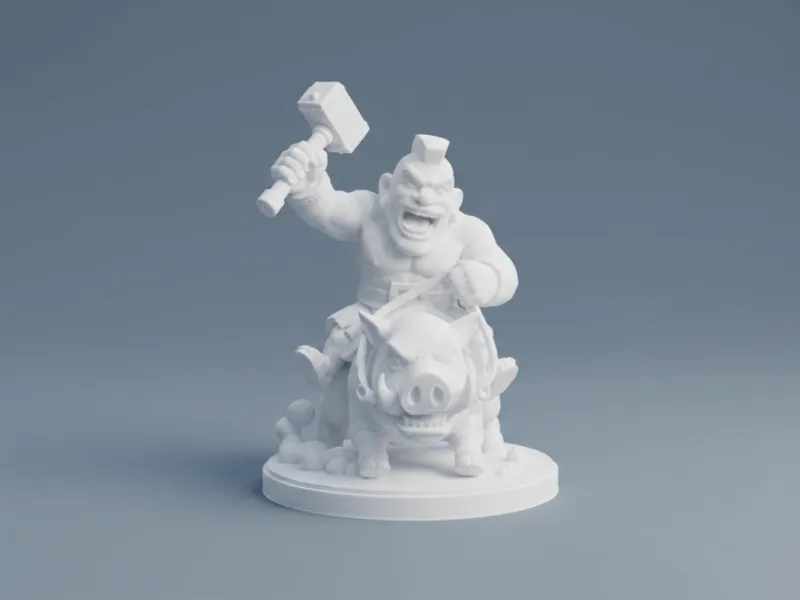 Hog Rider – Clash Royale Inspired Character