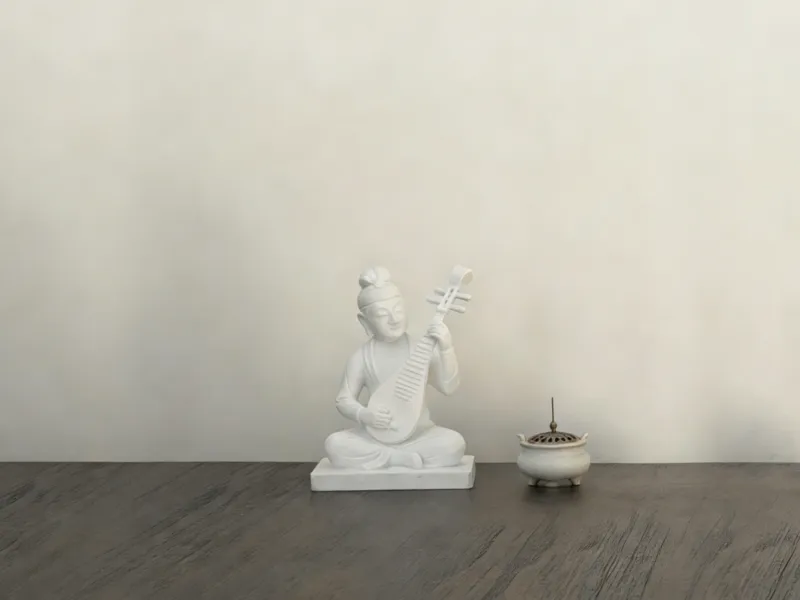 古人弹琵琶  古风模型