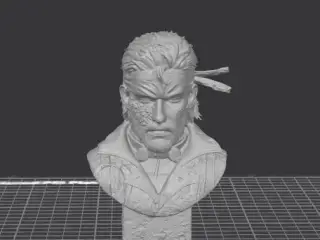 Busto de Solid Snake – Metal Gear