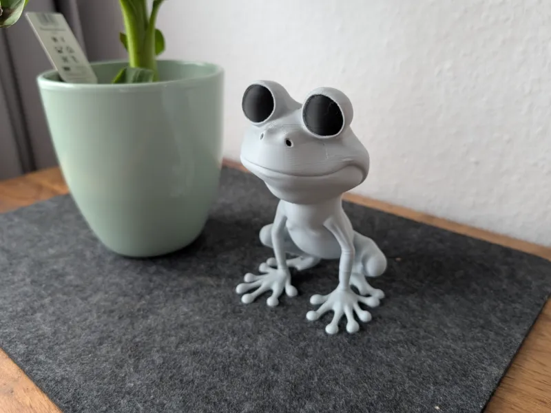 # 🐸 Lustiger Frosch – 3D-druckbare Dekoration