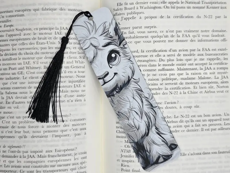 Bookmark Cute Baby Goat