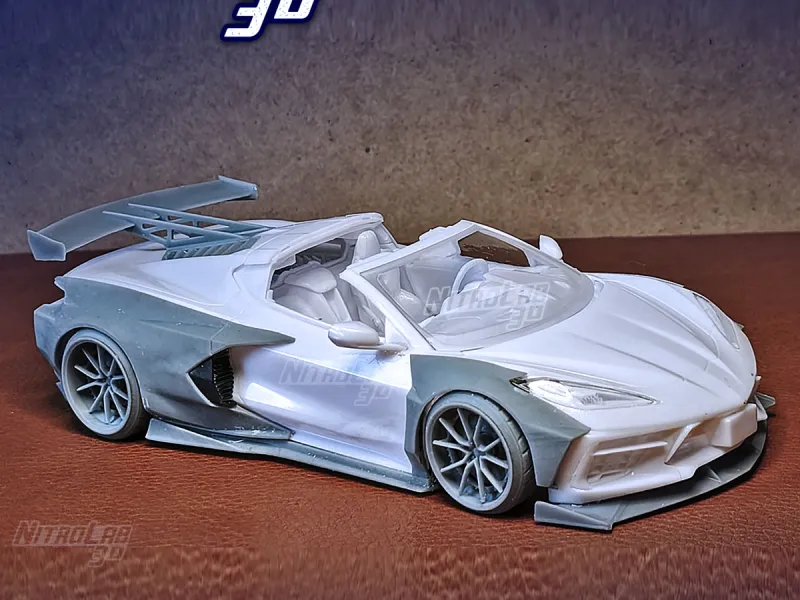 Bodykit for Corvette C8 COUPE Revell modelkit
