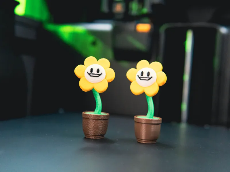 Flowey die Blume - Undertale Miniatur