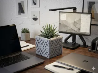 Modern cube - multi-purpose storage box