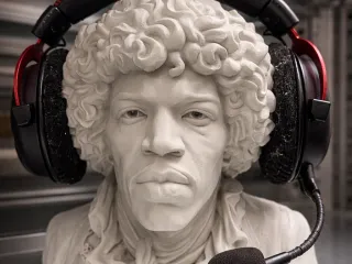 Jimi Hendrix - Headphones stand
