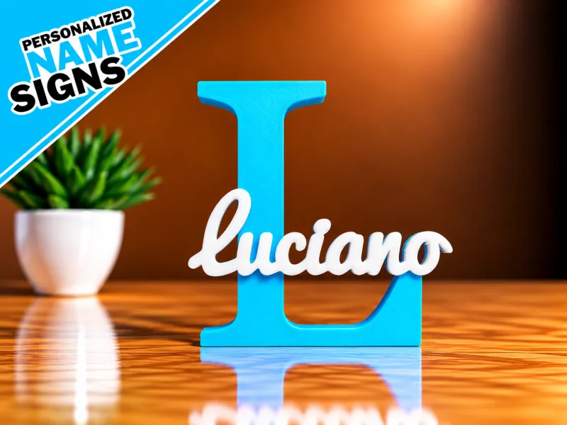 3D-Namensschild - Luciano