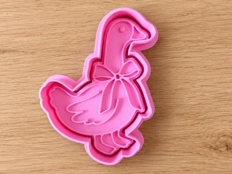 Goose Cookie Cutter and Stamp - ganzo