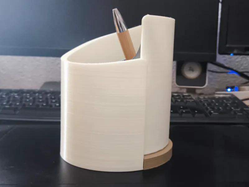 Organizador de escritorio moderno en espiral