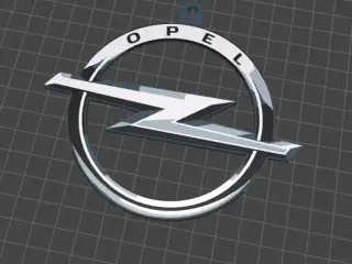 Opel Logo Keychain – 3 Color / Single Color Option