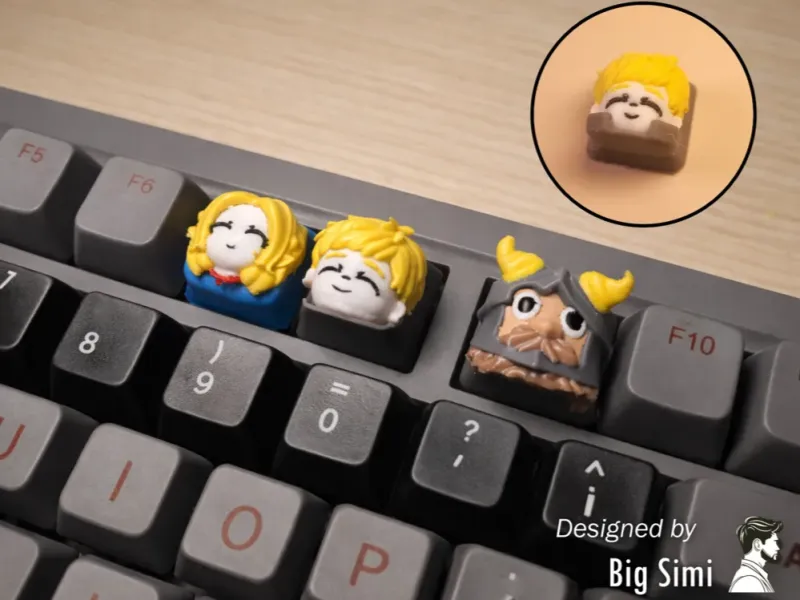 Laios Keycap – Dungeon Food